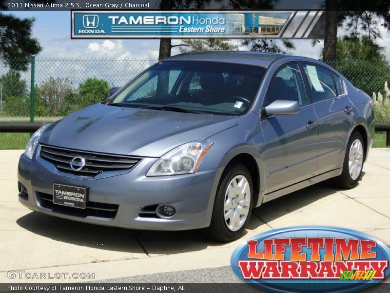 Ocean Gray / Charcoal 2011 Nissan Altima 2.5 S