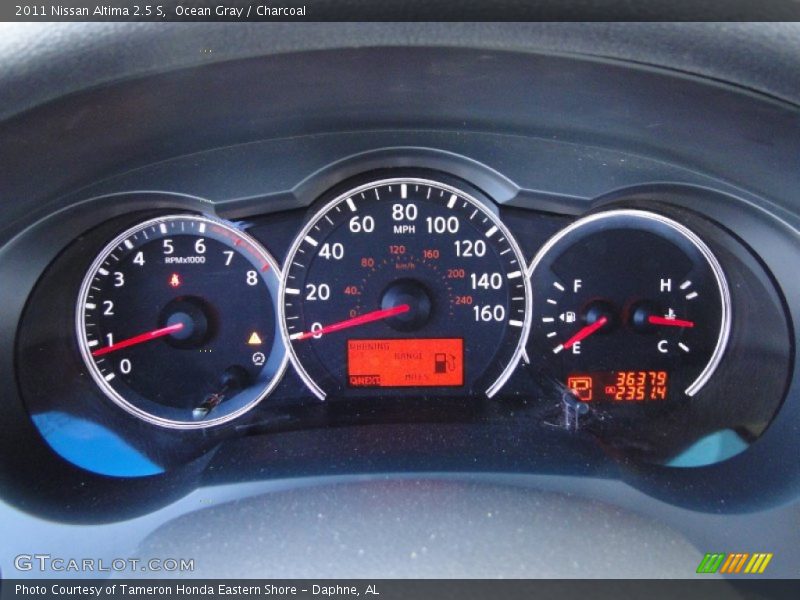 Ocean Gray / Charcoal 2011 Nissan Altima 2.5 S