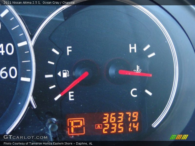 Ocean Gray / Charcoal 2011 Nissan Altima 2.5 S