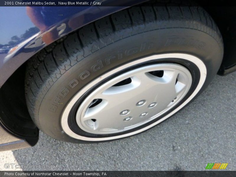 Navy Blue Metallic / Gray 2001 Chevrolet Malibu Sedan