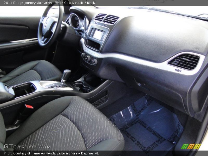 White Gold Metallic / Black 2011 Dodge Journey Mainstreet