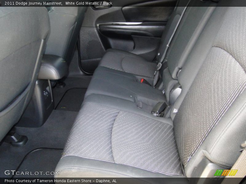 White Gold Metallic / Black 2011 Dodge Journey Mainstreet