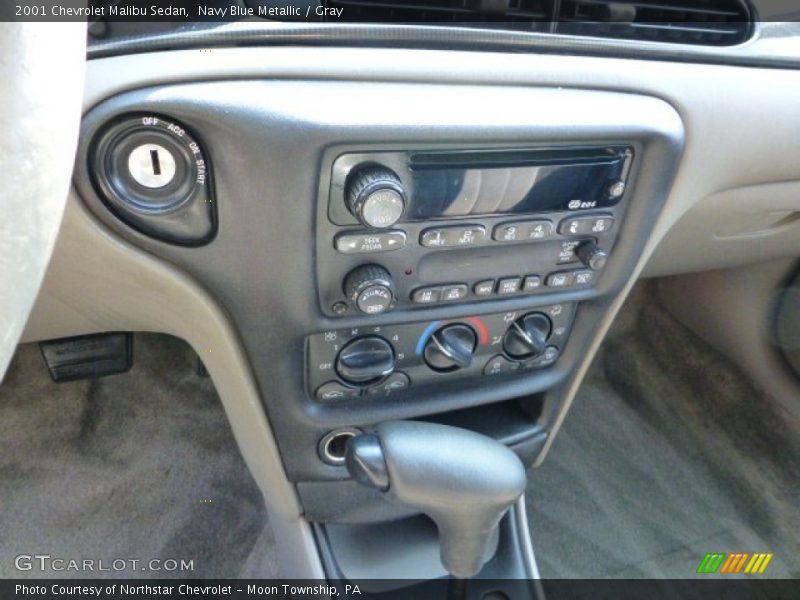 Navy Blue Metallic / Gray 2001 Chevrolet Malibu Sedan