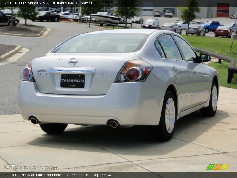 Brilliant Silver / Charcoal 2011 Nissan Altima 2.5 S