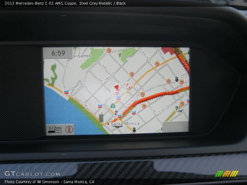 Navigation of 2013 C 63 AMG Coupe