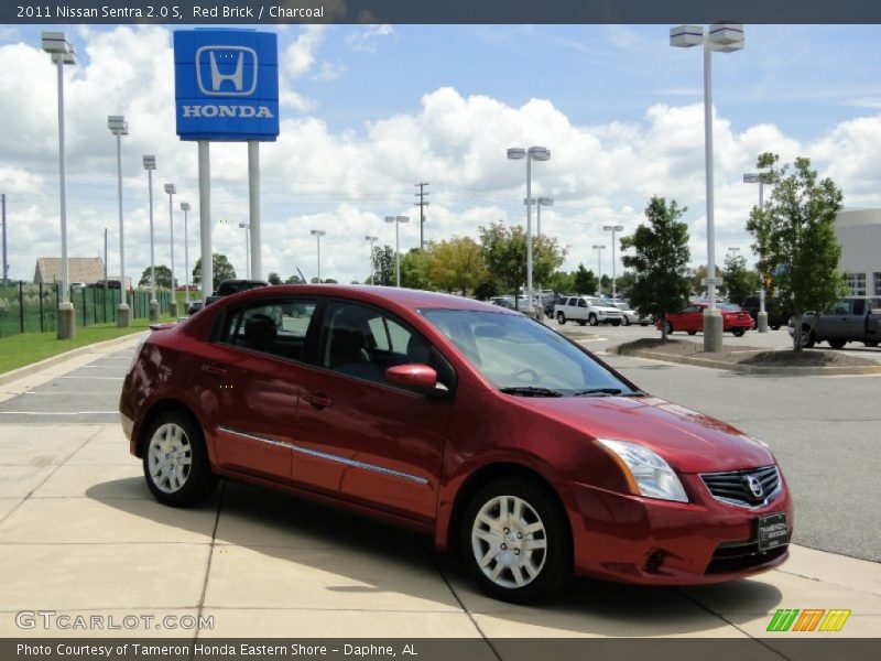 Red Brick / Charcoal 2011 Nissan Sentra 2.0 S