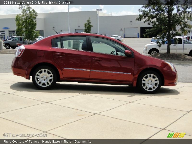 Red Brick / Charcoal 2011 Nissan Sentra 2.0 S