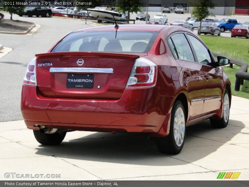 Red Brick / Charcoal 2011 Nissan Sentra 2.0 S