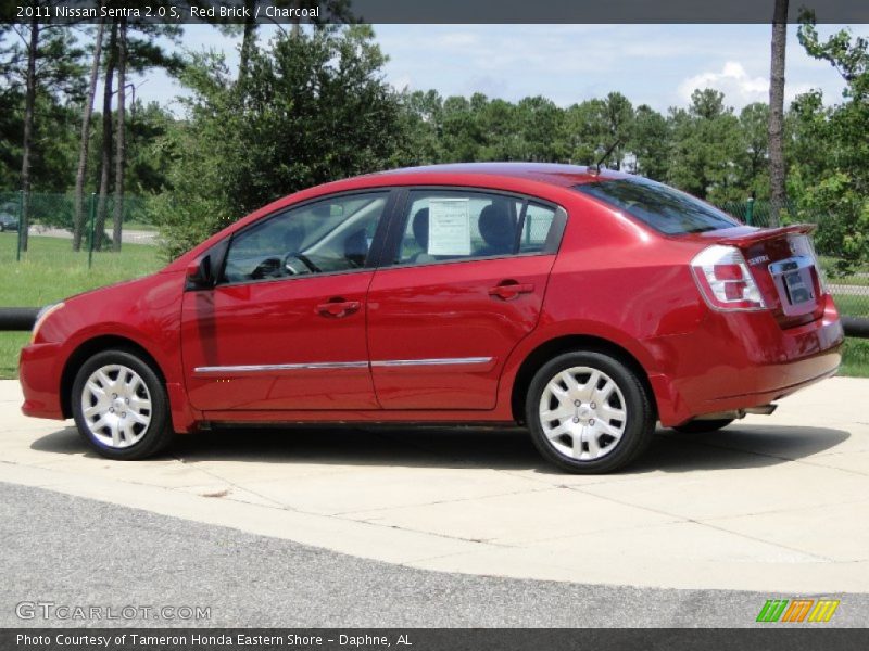 Red Brick / Charcoal 2011 Nissan Sentra 2.0 S