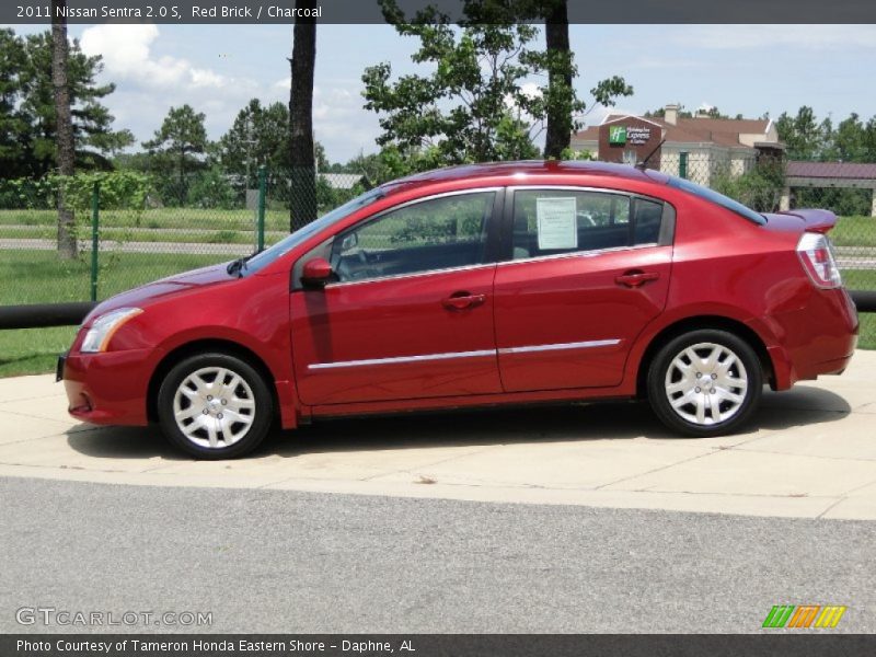 Red Brick / Charcoal 2011 Nissan Sentra 2.0 S
