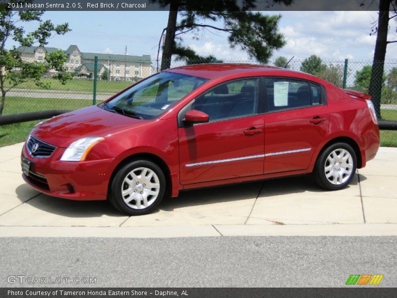Red Brick / Charcoal 2011 Nissan Sentra 2.0 S