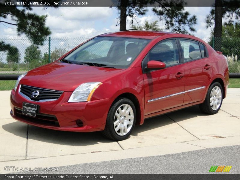 Red Brick / Charcoal 2011 Nissan Sentra 2.0 S