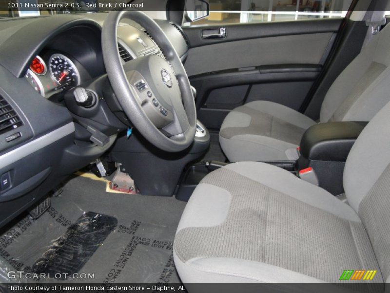 Red Brick / Charcoal 2011 Nissan Sentra 2.0 S