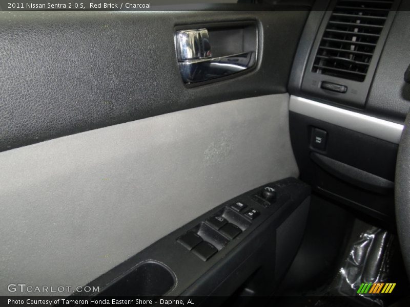 Red Brick / Charcoal 2011 Nissan Sentra 2.0 S