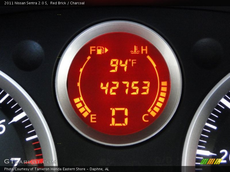 Red Brick / Charcoal 2011 Nissan Sentra 2.0 S