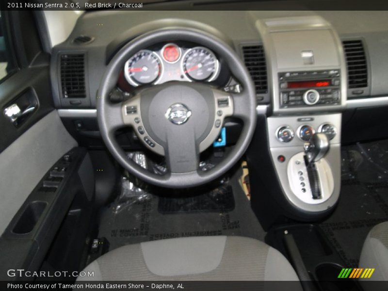 Red Brick / Charcoal 2011 Nissan Sentra 2.0 S