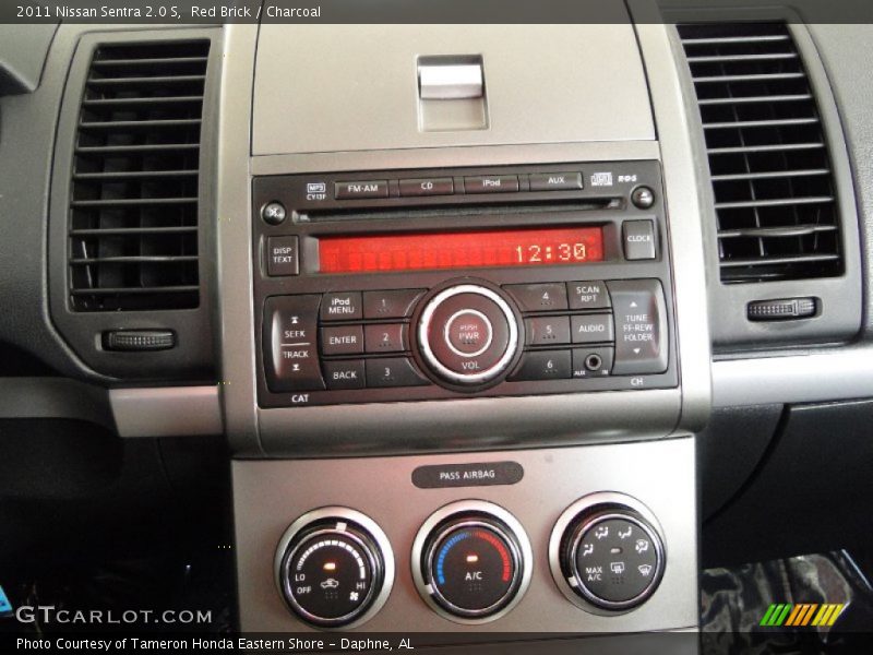 Red Brick / Charcoal 2011 Nissan Sentra 2.0 S