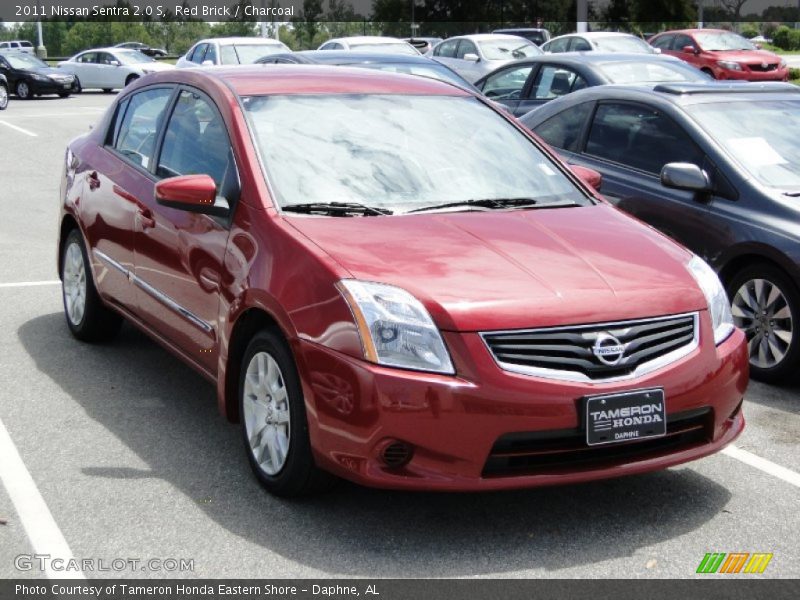 Red Brick / Charcoal 2011 Nissan Sentra 2.0 S