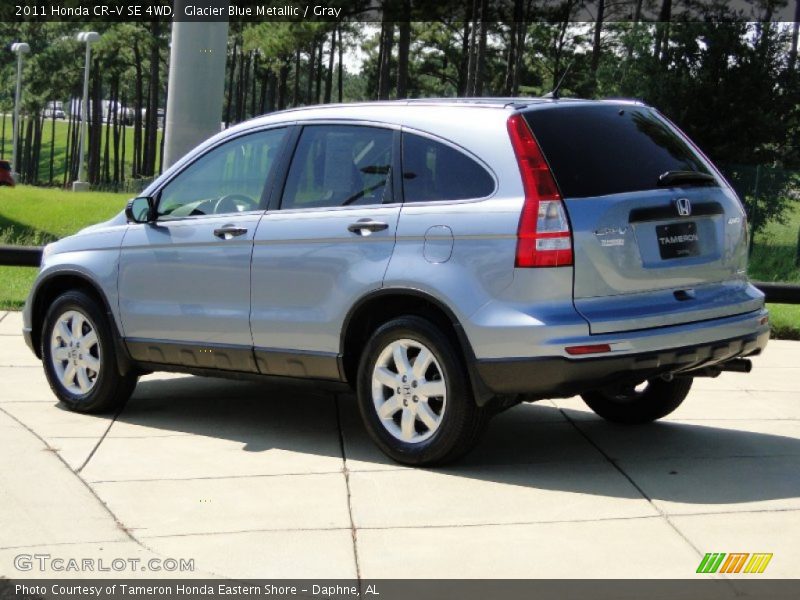 Glacier Blue Metallic / Gray 2011 Honda CR-V SE 4WD