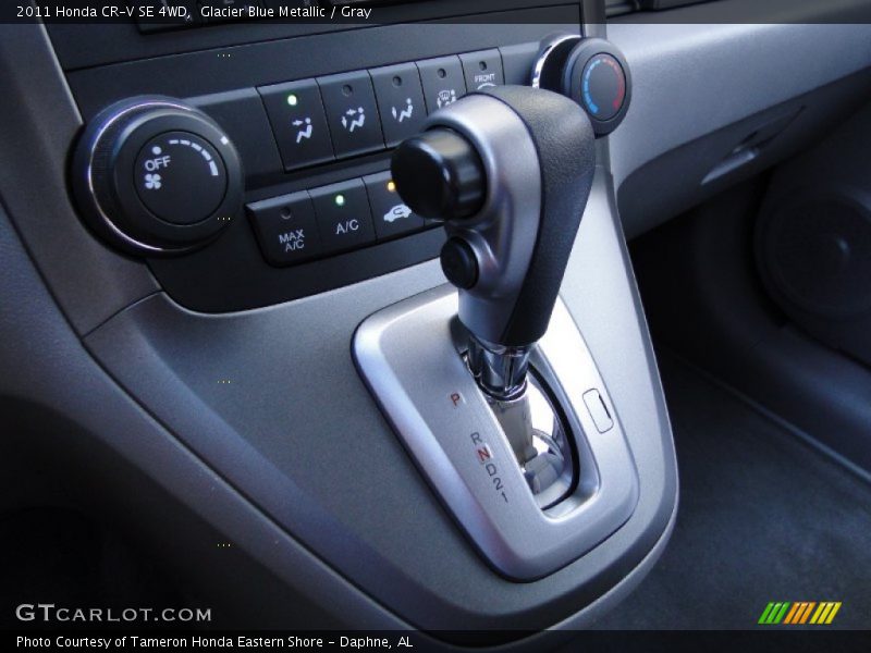 Glacier Blue Metallic / Gray 2011 Honda CR-V SE 4WD