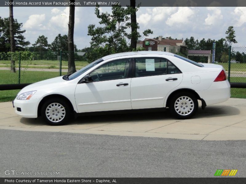 Taffeta White / Ivory 2006 Honda Accord Value Package Sedan