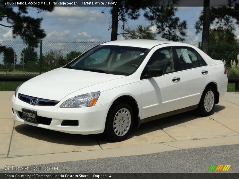 Taffeta White / Ivory 2006 Honda Accord Value Package Sedan