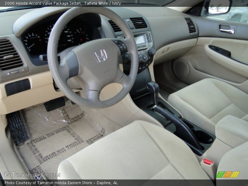 Taffeta White / Ivory 2006 Honda Accord Value Package Sedan