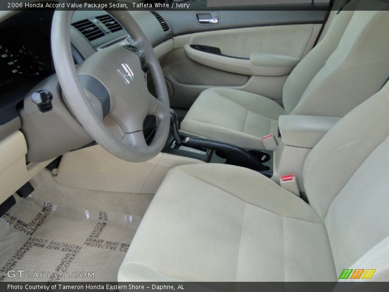 Taffeta White / Ivory 2006 Honda Accord Value Package Sedan