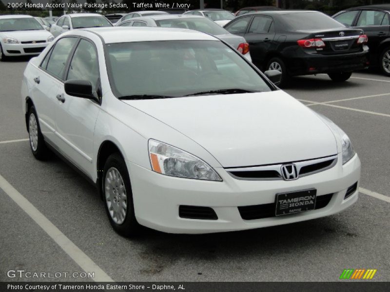 Taffeta White / Ivory 2006 Honda Accord Value Package Sedan