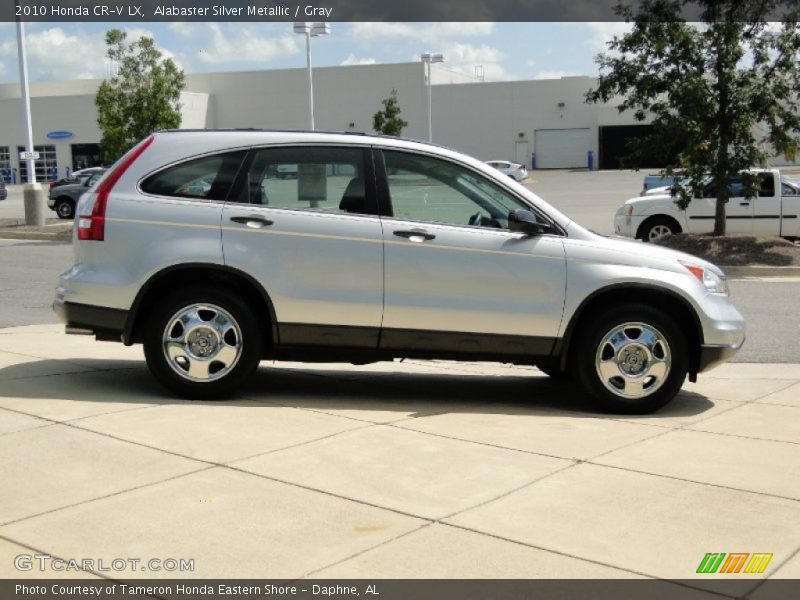 Alabaster Silver Metallic / Gray 2010 Honda CR-V LX