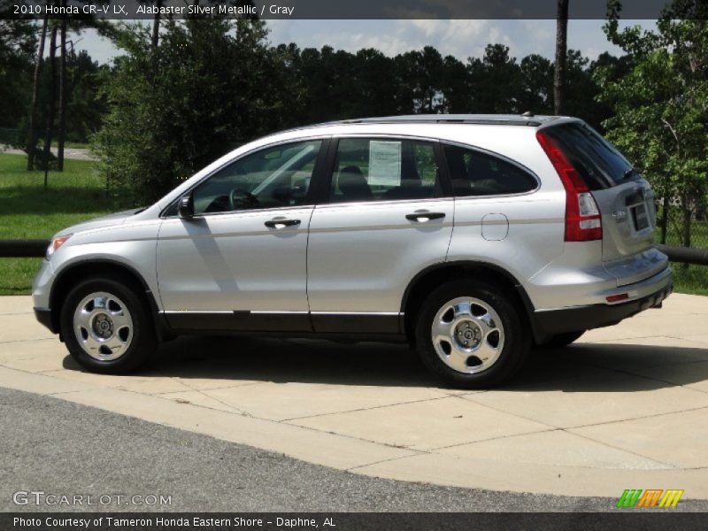 Alabaster Silver Metallic / Gray 2010 Honda CR-V LX