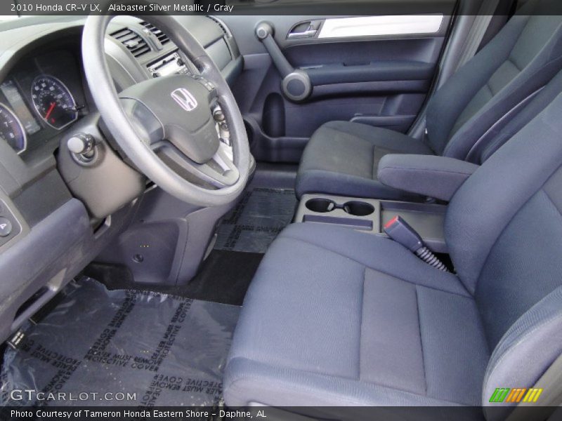 Alabaster Silver Metallic / Gray 2010 Honda CR-V LX