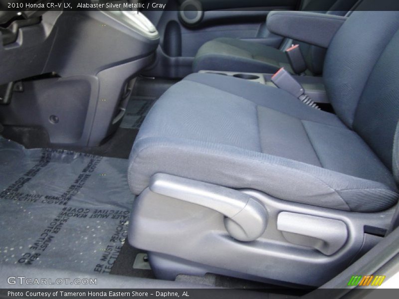 Alabaster Silver Metallic / Gray 2010 Honda CR-V LX