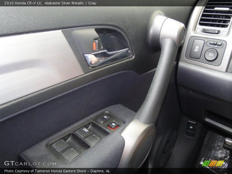 Alabaster Silver Metallic / Gray 2010 Honda CR-V LX