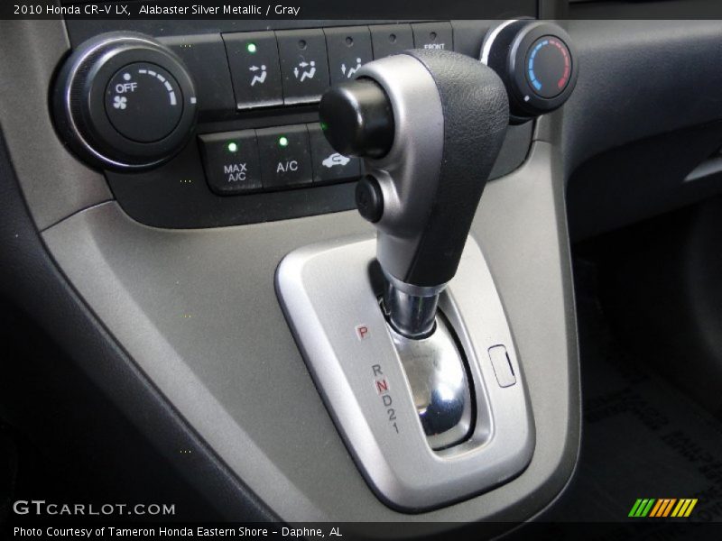 Alabaster Silver Metallic / Gray 2010 Honda CR-V LX