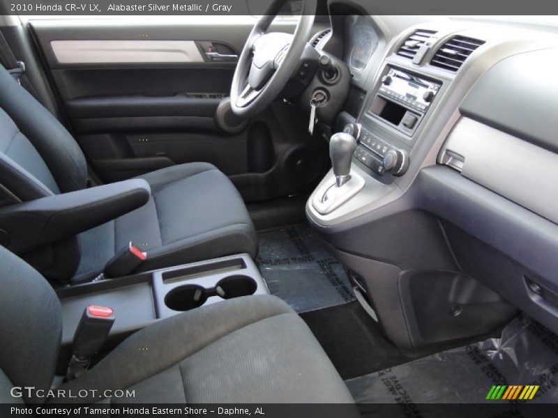 Alabaster Silver Metallic / Gray 2010 Honda CR-V LX