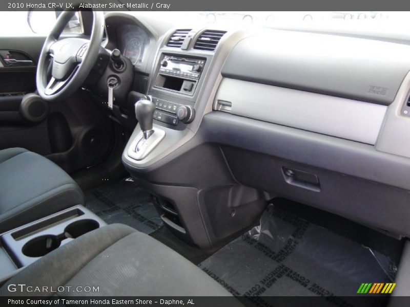 Alabaster Silver Metallic / Gray 2010 Honda CR-V LX