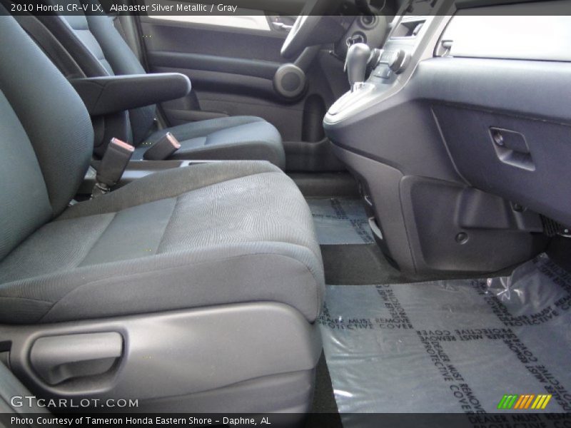 Alabaster Silver Metallic / Gray 2010 Honda CR-V LX
