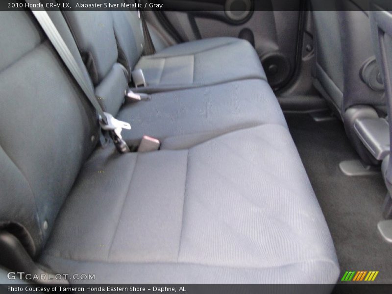 Alabaster Silver Metallic / Gray 2010 Honda CR-V LX