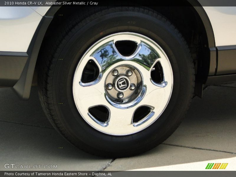 Alabaster Silver Metallic / Gray 2010 Honda CR-V LX