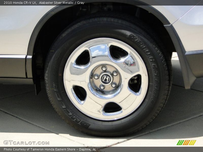Alabaster Silver Metallic / Gray 2010 Honda CR-V LX