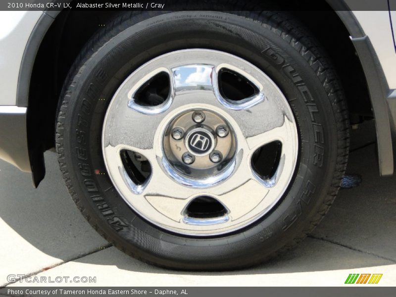 Alabaster Silver Metallic / Gray 2010 Honda CR-V LX