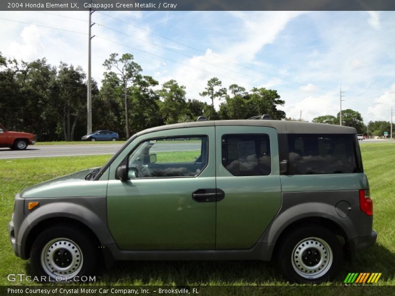 Galapagos Green Metallic / Gray 2004 Honda Element LX