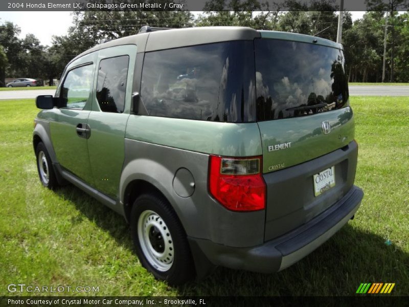 Galapagos Green Metallic / Gray 2004 Honda Element LX