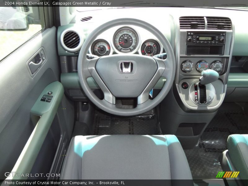 Galapagos Green Metallic / Gray 2004 Honda Element LX