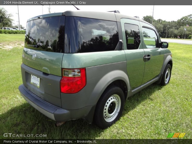 Galapagos Green Metallic / Gray 2004 Honda Element LX