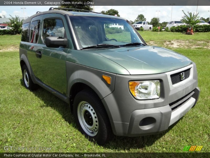 Galapagos Green Metallic / Gray 2004 Honda Element LX