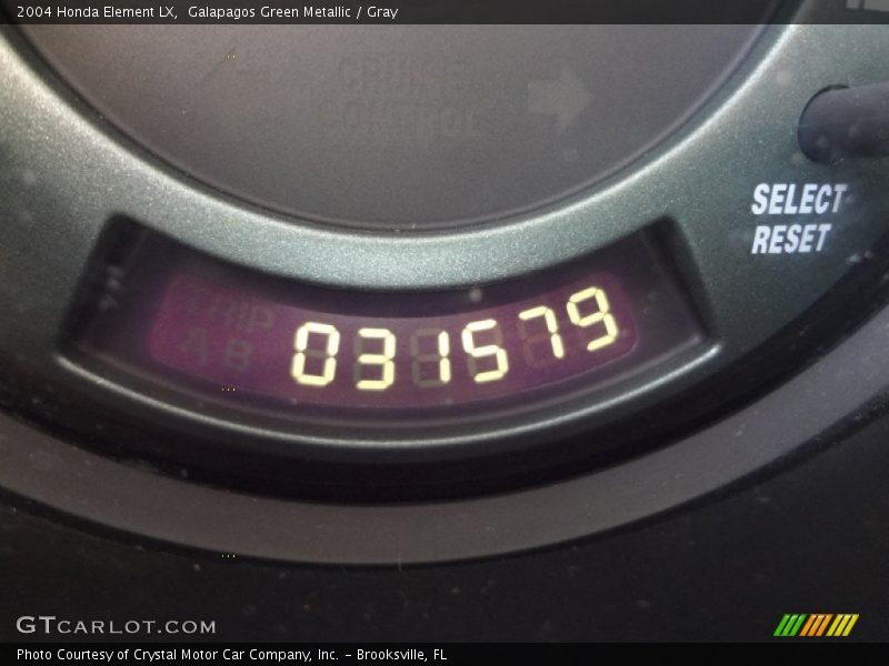Galapagos Green Metallic / Gray 2004 Honda Element LX
