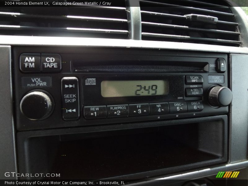 Galapagos Green Metallic / Gray 2004 Honda Element LX