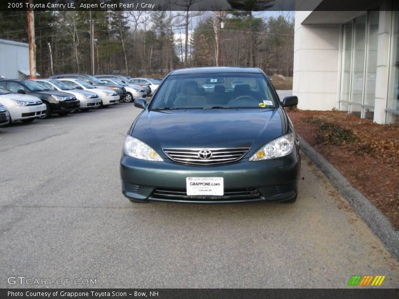 Aspen Green Pearl / Gray 2005 Toyota Camry LE